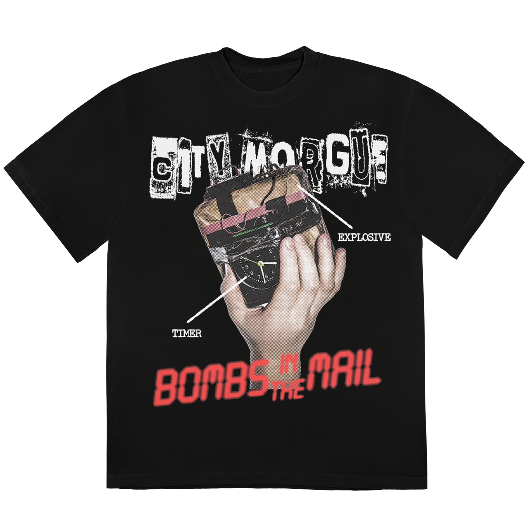 BOMBS IN THE MAIL TIMER TEE