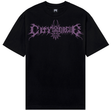 Load image into Gallery viewer, METAL TOUR TEE BLACK/PURPLE
