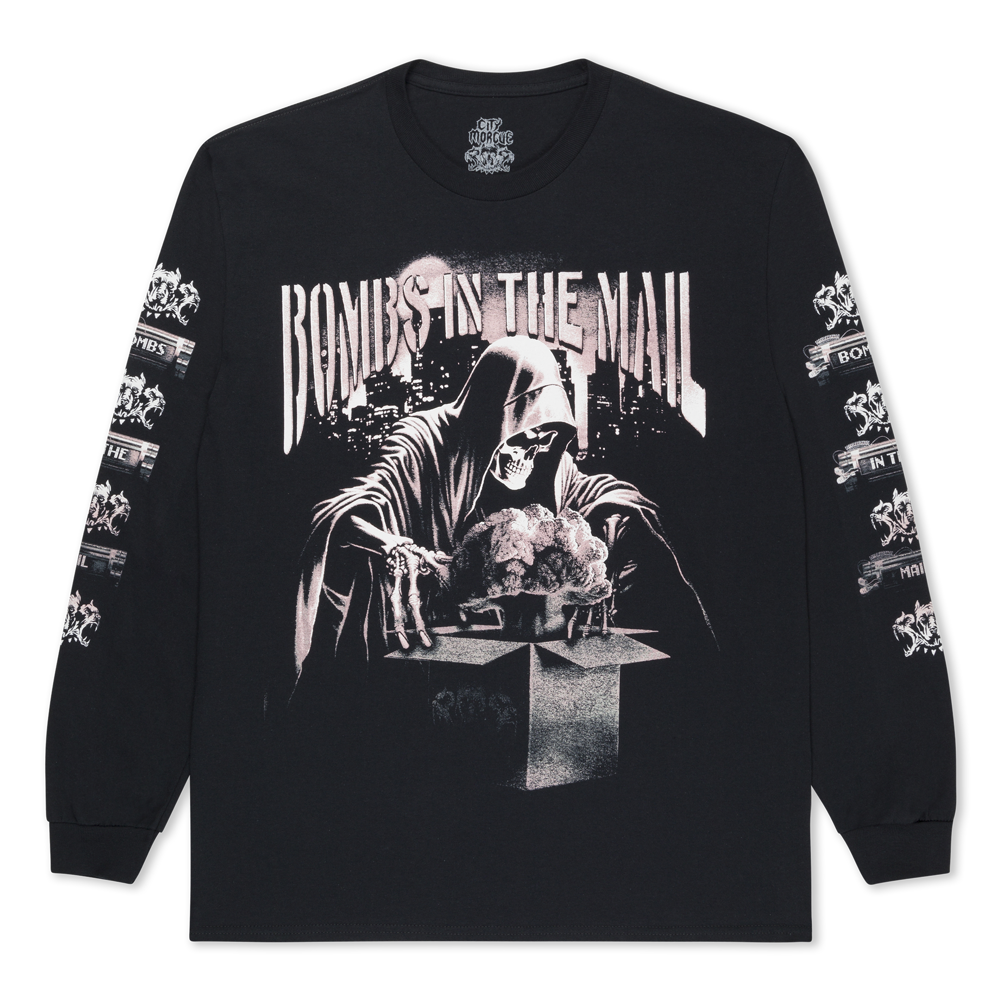 BOMBS IN THE MAIL TOUR BOX LONGSLEEVE – City Morgue | Official Store