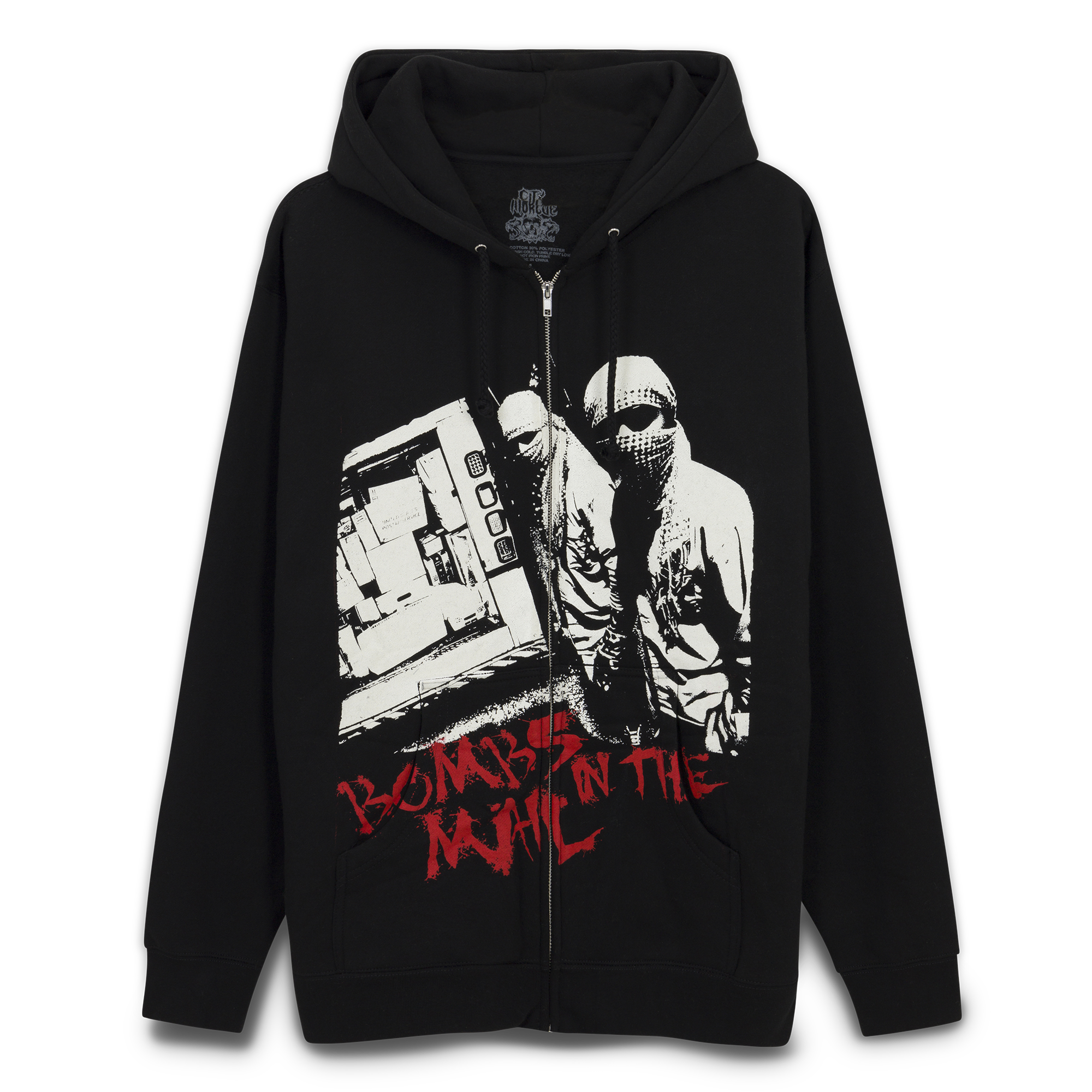【KILL THE CITY】 Tagging Hoodie　L size BOMBS IN THE MAIL ZIP HOODIE – City Morgue | Official Store