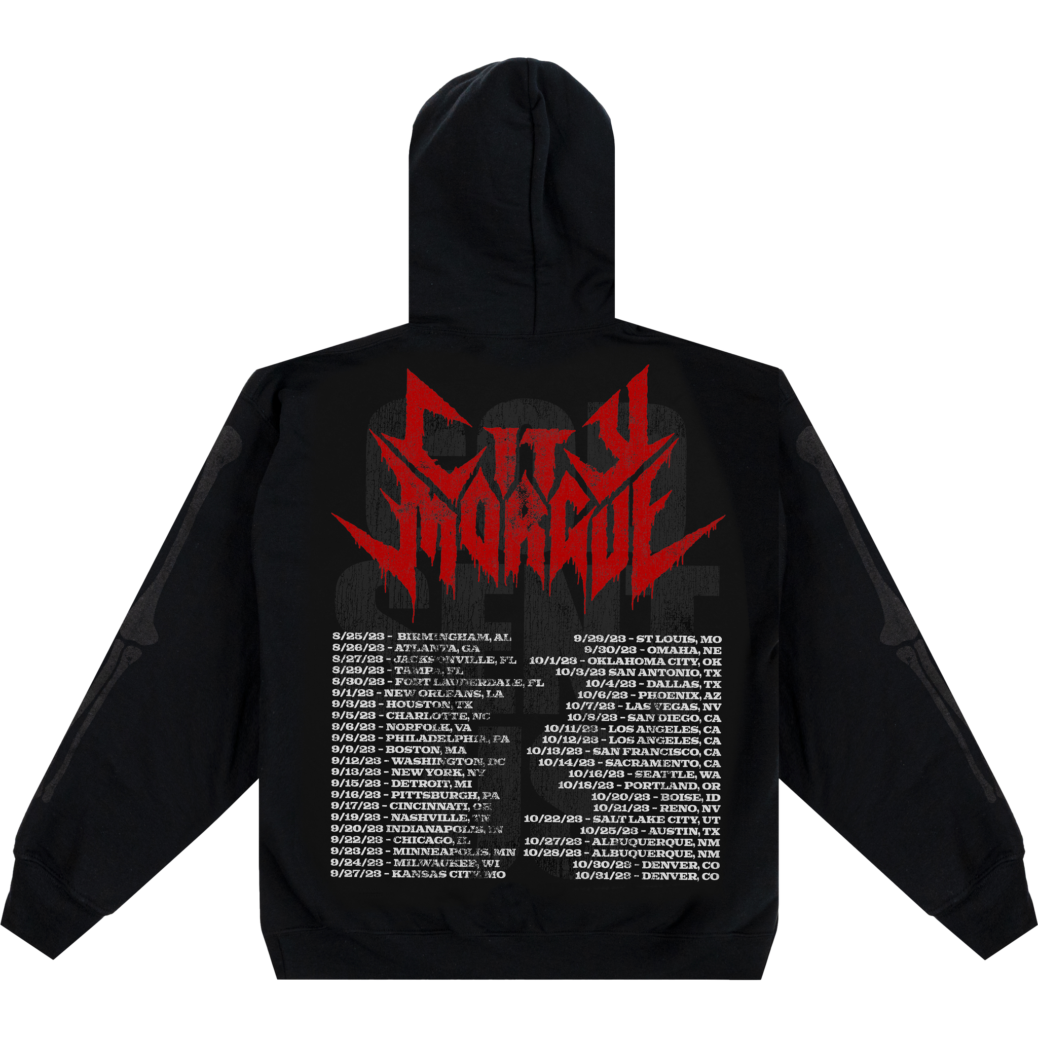 City morgue merch discount hoodie