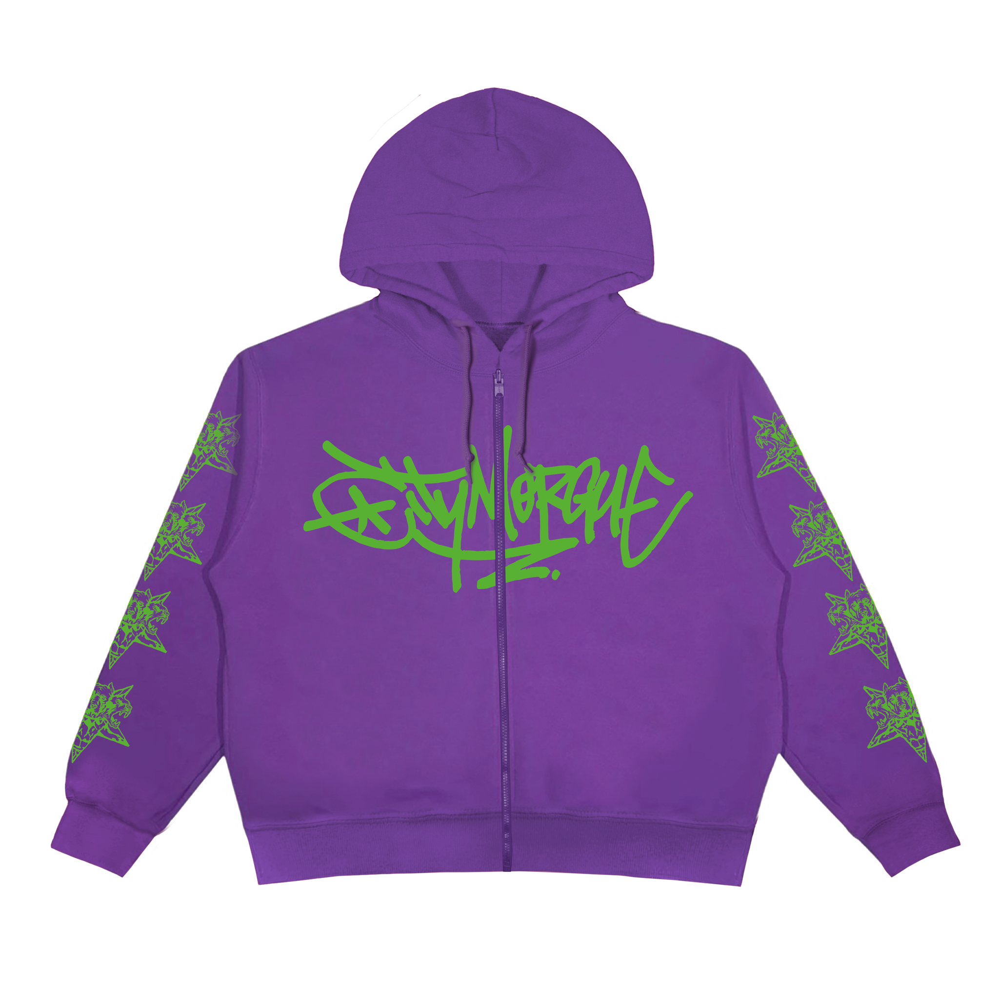 Black Purple 2024 Marquee Hoodie Zip Up