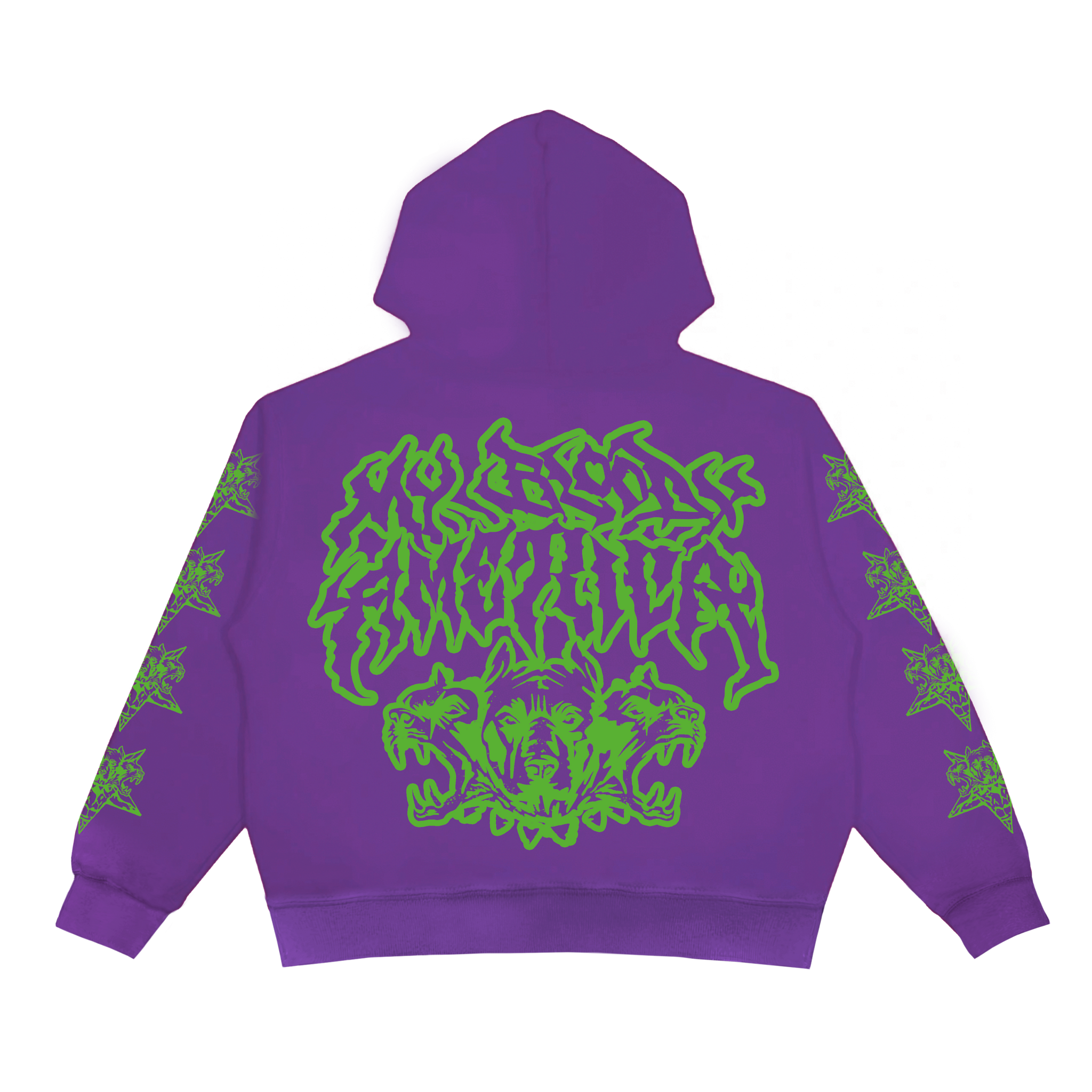 GRAFFITI WASHED ZIP HOODIE (PURPLE) – City Morgue | Official